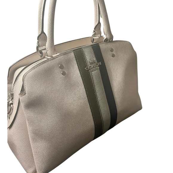 Coach Lillie Carryall Varsity Stripe Handbag - Picture 4 of 14